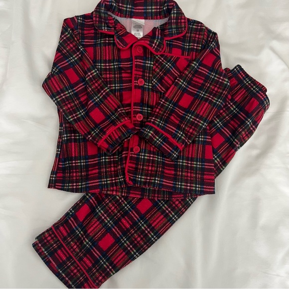 Little Me Other - Little Me Plaid Pajamas, Size 18 Months